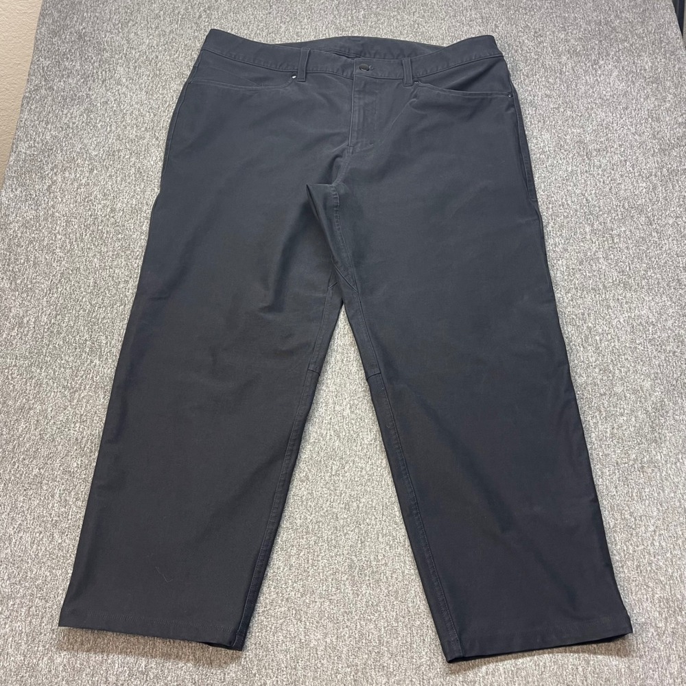 Lululemon ABC Pants Mens 38x27 Black Five Pocket Technical Trousers 27 Inseam
